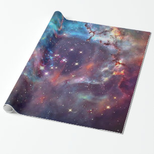 Galaxy Nebula space image. Wrapping Paper