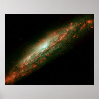GALAXY NGC 3079 POSTER