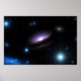 Galaxy NGC 4526 Poster