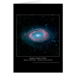 Galaxy NGC 4725 – Spitzer Space Telescope – In