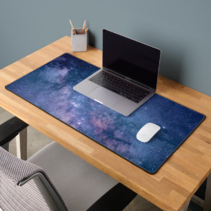 Galaxy Night Sky Universe Outer Space Stars  Desk Mat