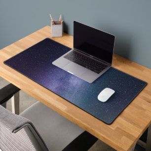 Galaxy Night Sky Universe Outer Space Stars  Desk Mat