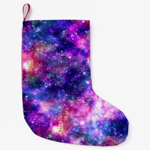 Galaxy Night Small Christmas Stocking