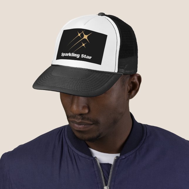 Galaxy Night Sparkling Shining Stars Light Mood Trucker Hat (In Situ)