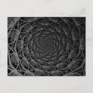 Galaxy of Filaments in Black and White Post Card