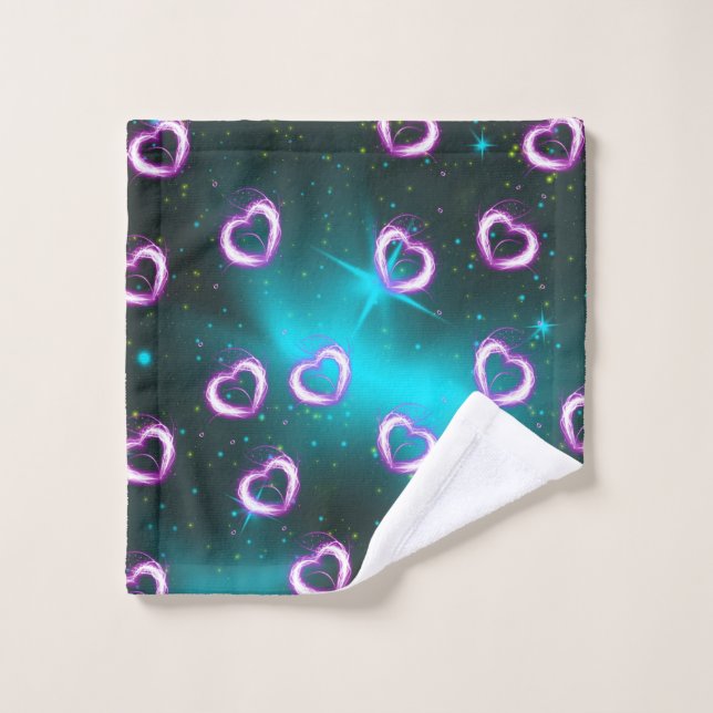 Galaxy of heart wash cloth (Wash Cloth)