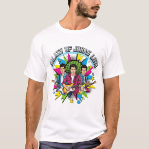 Galaxy of Jonas Love – Retro Pop Art Jonas Brother T-Shirt