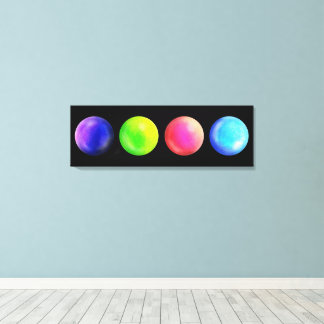 Galaxy Orb Quartet - Landscape Canvas Print