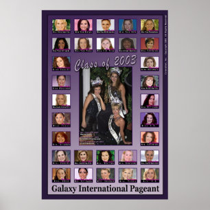 Galaxy Pageant Class of 2003 Poster
