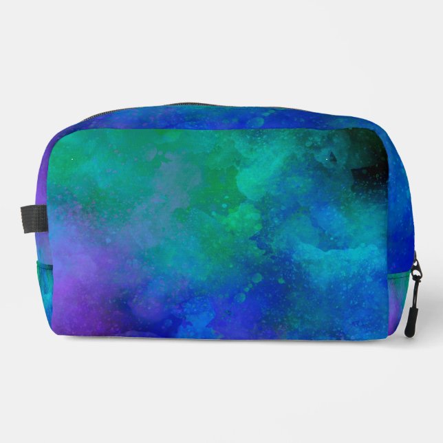Galaxy Paint Splatter effect  Dopp Kit (Front)