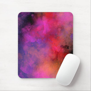Galaxy Paint Splatter effect Mouse Mat