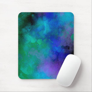Galaxy Paint Splatter effect Mouse Mat
