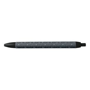 Galaxy pattern black ink pen