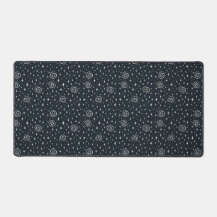 Galaxy pattern desk mat