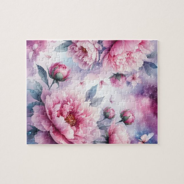 Galaxy Peony Puzzle (Horizontal)