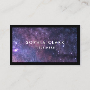 Galaxy Personalised Luxury Modern Elegant Business Card