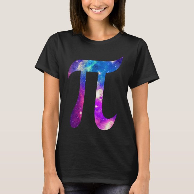 Galaxy Pi Symbol Space Math 's T-Shirt (Front)