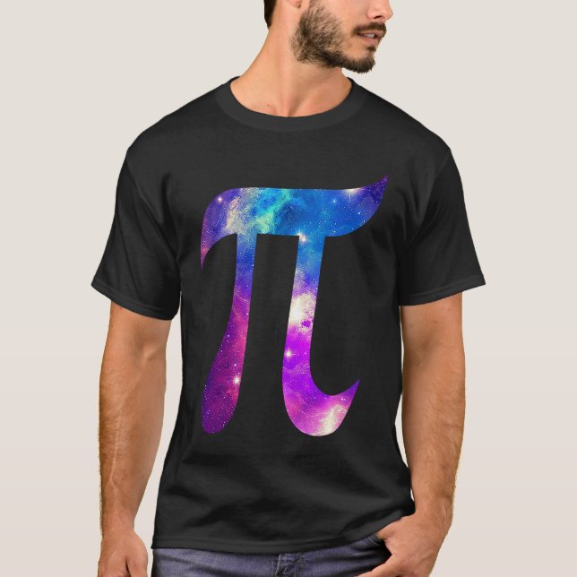 Galaxy Pi Symbol Space Math 's T-Shirt (Front)
