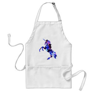 Galaxy pink beautiful unicorn sparkly image standard apron