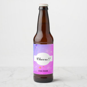 galaxy pink Sparkling Wine Label