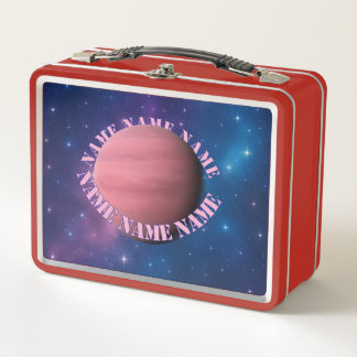 Galaxy Planet Lunch Box – Custom Name Orbit