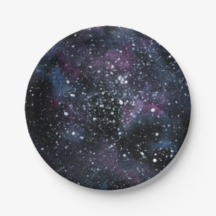 Galaxy Plates Galaxy Birthday Party Plates