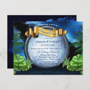 Galaxy-Portal Rehearsal dinner Invitation