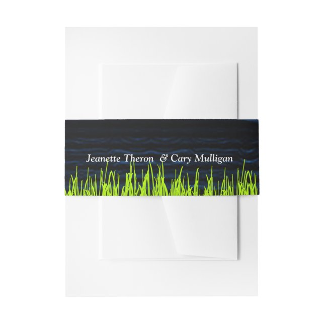 Galaxy-Portal stationary Invitation Belly Band (Front Example)
