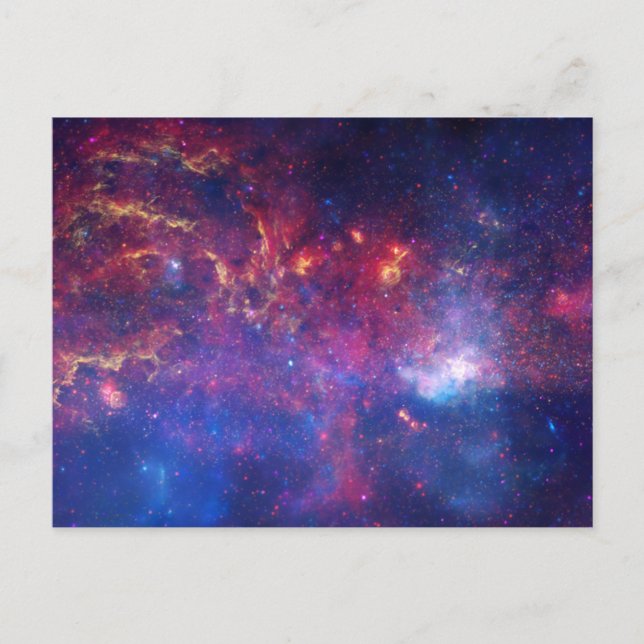 Galaxy Print Milky Way Postcard (Front)