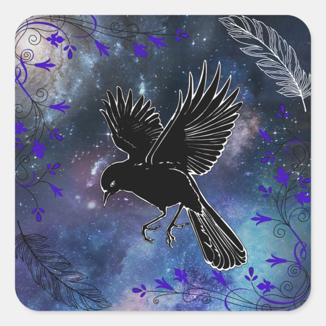 Galaxy Raven Sticker (Front)