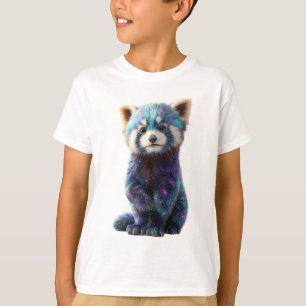 Galaxy Red Panda Cosmic Space Animal Kids T-Shirt