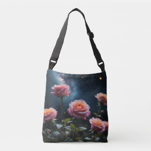 Galaxy Roses Crossbody Bag