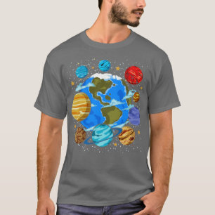 Galaxy Scientist Astronomy Planets Space Science S T-Shirt