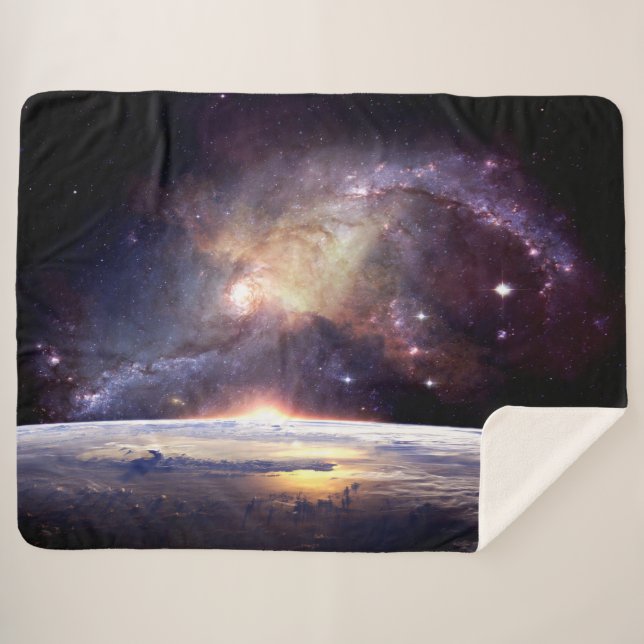GALAXY SHERPA BLANKET (Front (Horizontal))