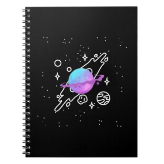Galaxy Simple Spiral Notebook