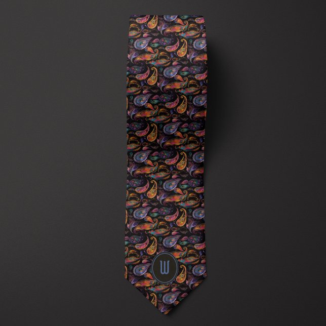 Galaxy Skies Paisley Tie (Creator Uploaded)