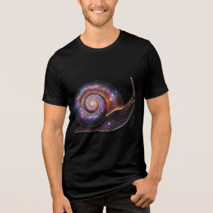Galaxy Snail Tri-Blend Shirt