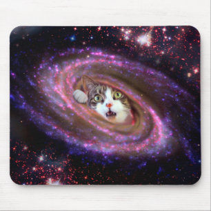 Galaxy Space Cats LOL Mousepad (Horizontal)