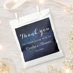 Galaxy Space Celestial Starry Night Wedding Favour Bags