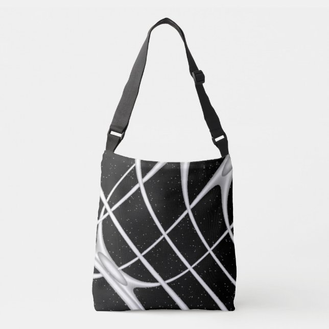 Galaxy Space Design Crossbody Bag (Front)