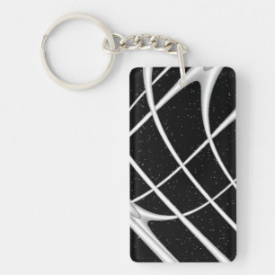 Galaxy Space Design Key Ring