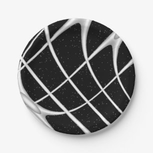 Galaxy Space Design Paper Plate
