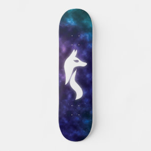 Galaxy Space Fox Skateboard