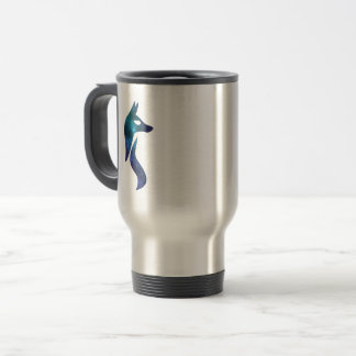 Galaxy Space Fox Travel Mug