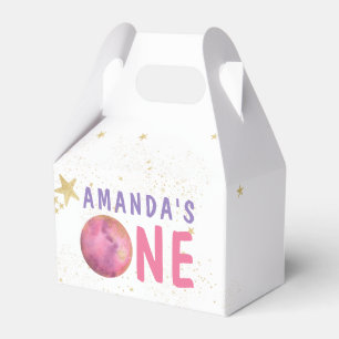 Galaxy Space Girl Birthday Party Favour Box