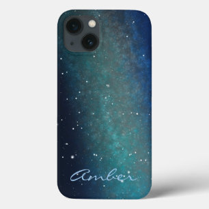 Galaxy Space Nebula Night Sky Personalised iPhone 13 Case