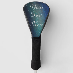Galaxy Space Nebula Night Sky Personalised Golf Head Cover