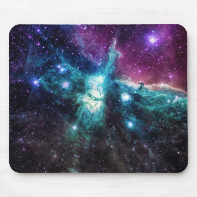 Galaxy Space Phoenix Nebula Mouse Mat (Front)