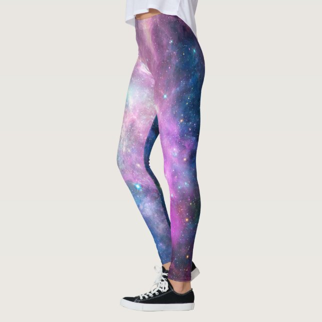 Galaxy Space Print Leggings (Left)