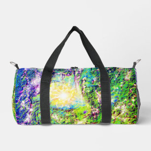 Galaxy star explosion duffle bag